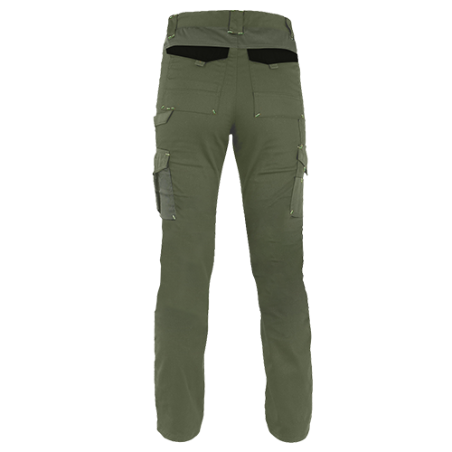 PANTALON HW DAKOTA SPANDEX MUJER VERDE OLIVA XS