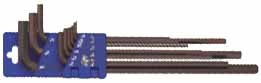 LLAVE ALLEN CROSSMAN # 66193 1/16-3/8"- 9 PZS. EXTRA LARGA