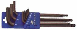 LLAVE ALLEN CROSSMAN # 66198 1/16-3/8" - 9 PZ.T/BOLA LARGA