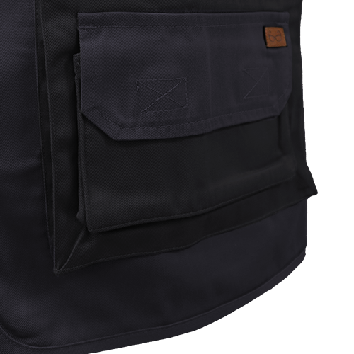CHALECO GEOLOGO GABARDINA QUEBEC GRIS XL