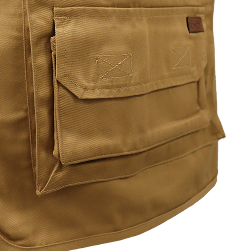 CHALECO GEOLOGO GABARDINA QUEBEC CAMEL M