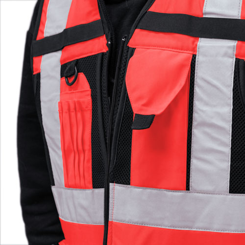 CHALECO GEOLOGO ALASKA XPERT HOMBRE ROJO XXXL