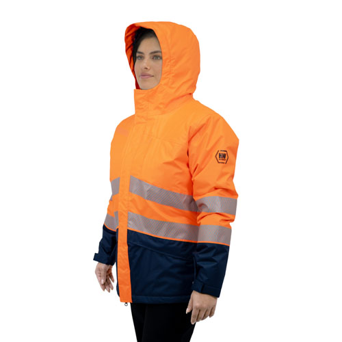 PARKA HW ARTICA MUJER NARANJO FLUOR XXL