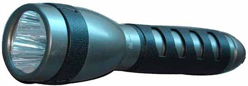LINTERNA CHINA MANGO CAUCHO  LED N° HS-5918S 3 PILAS  2A (OF)