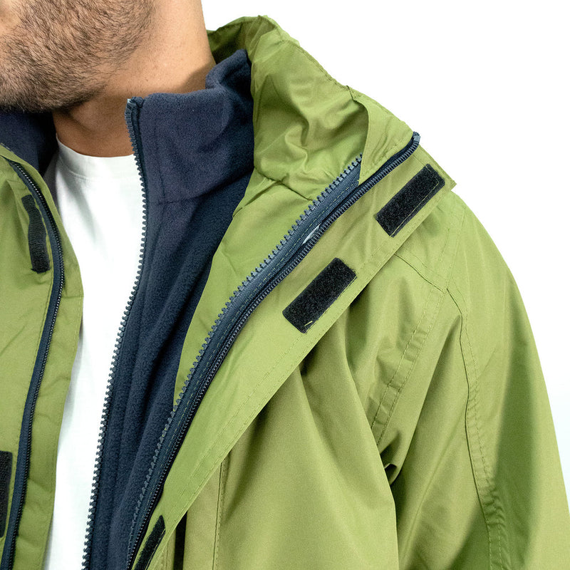 PARKA DESMONTABLE QUEBEC OTTAWA 3 EN 1 VERDE OLIVA L