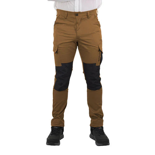 PANTALON CARGO HW DAKOTA SPANDEX TABACO XXXL
