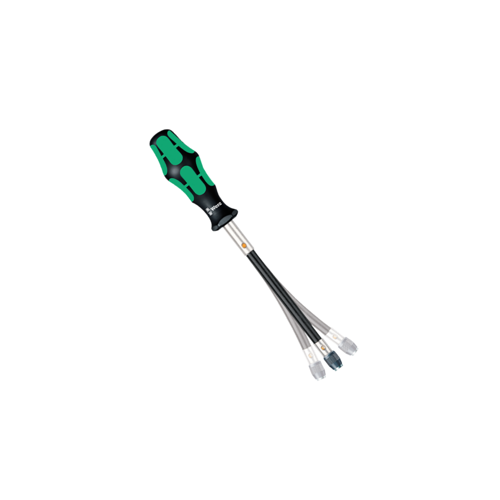 Destornillador portapuntas 1/4 con varilla flexible Wera
