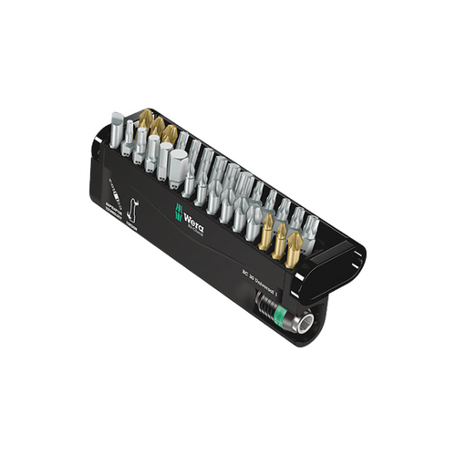 Set puntas universales 1/4con estuche 30 piezas Wera