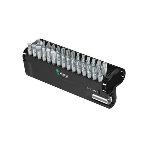 Set puntas Wood 1 1/4 con estuche 30 piezas Wera