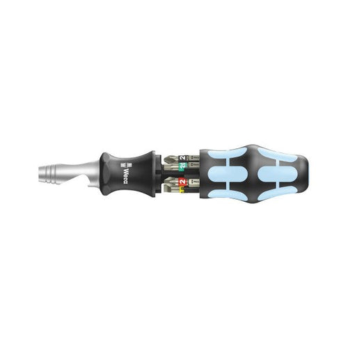 Set Destornillador Kraftform portapuntas 1/4 acero inoxidable Kompakt Tool Finder 7 piezas Wera