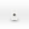 MÓDULO TOMA TV TIPO F COAXIAL BLANCO