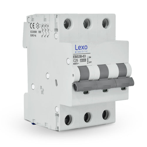 INTERRUPTOR AUTOMÁTICO 3X25A CURVA C 10KA