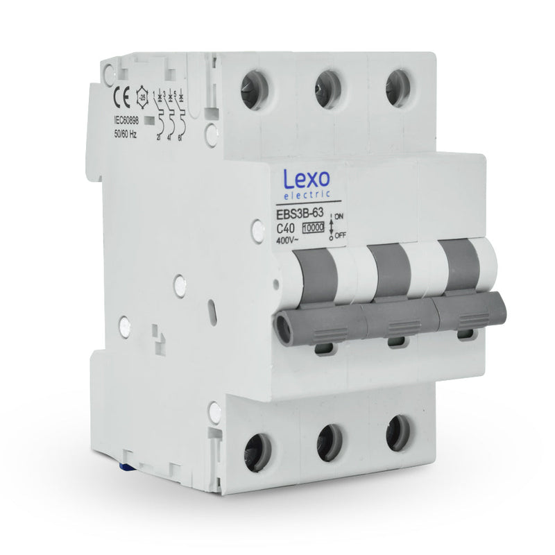 INTERRUPTOR AUTOMÁTICO 3X40A CURVA C 10KA