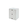 CASQUETE TOMA CORRIENTE SIMPLE 10A BLANCO