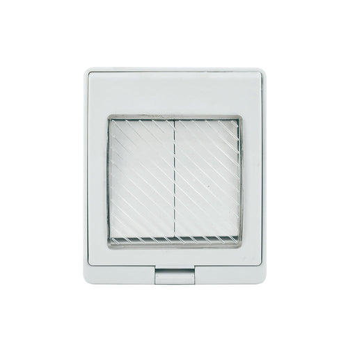 CONTENEDOR IP55 CON INTERRUPTOR DOBLE 9/15 10A 250V BLANCO