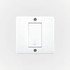CASQUETE IP20 CON PULSADOR NA 10A 250V BLANCO
