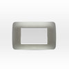 INTERRUPTOR SIMPLE 9/24 TECLON 73 MM 10A 250V BLANCO ARMADO PLATA