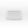 INTERRUPTOR SIMPLE 9/24 TECLON 73 MM 10A 250V BLANCO ARMADO