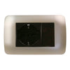 Toma corriente SCHUKO 10/16A 250V café/titanio armado