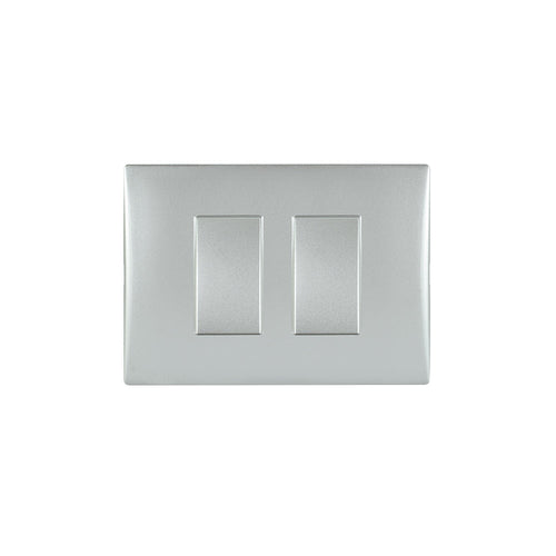 INTERRUPTOR ANDES DOBLE 9/15 10A 250V SILVER ARMADO