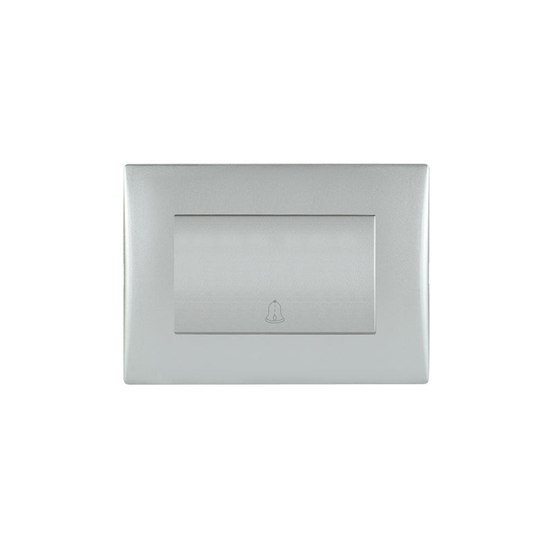 TECLON ANDES PULSADOR TIMBRE 10A 250V SILVER ARMADO