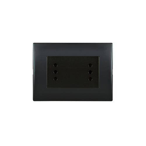 TOMA CORRIENTE ANDES DUPLEX 10A 250V BLACK