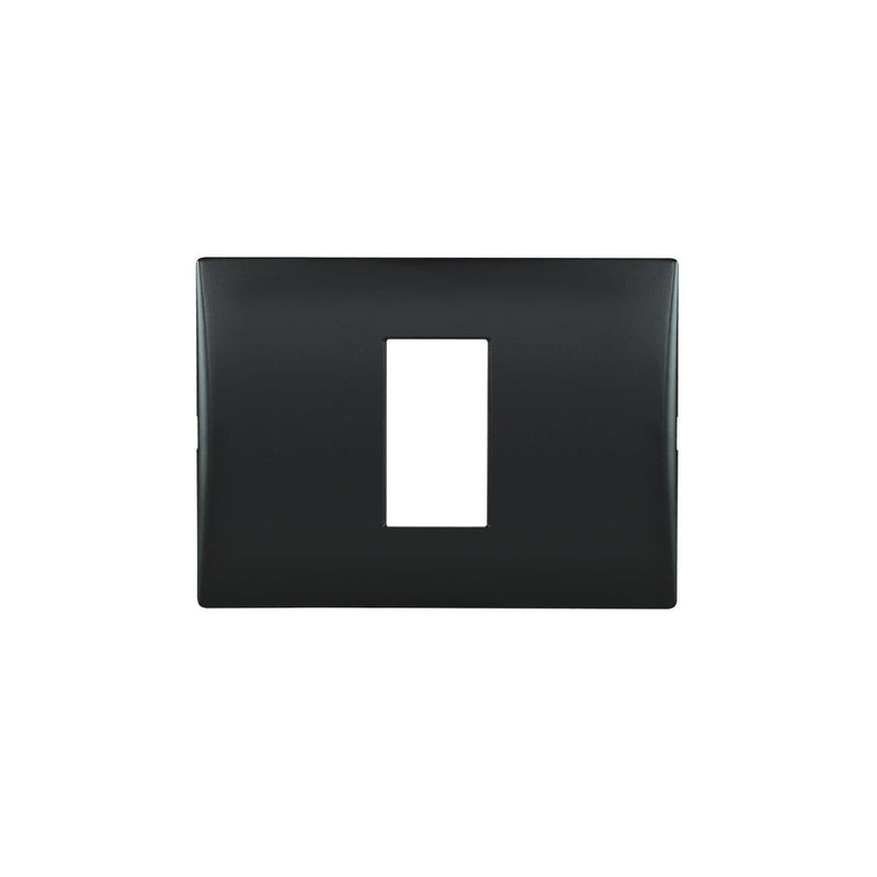 PLACA 1 MÓDULO ANDES COLOR BLACK+SOPORTE