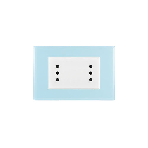 TOMA DE CORRIENTE DUPLEX CRYSTAL 10A 250V BLANCO