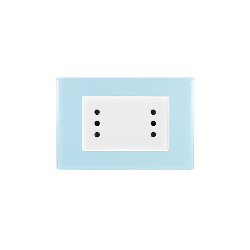 TOMA DE CORRIENTE DUPLEX CRYSTAL 10A 250V BLANCO