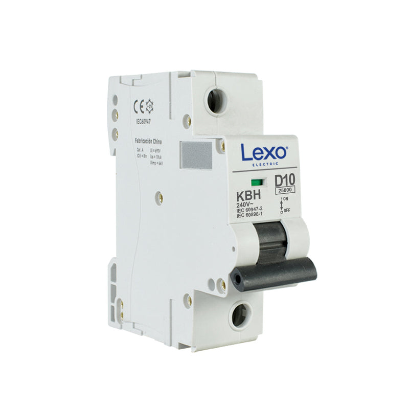 Interruptor automático 1X63A curva D 25kA
