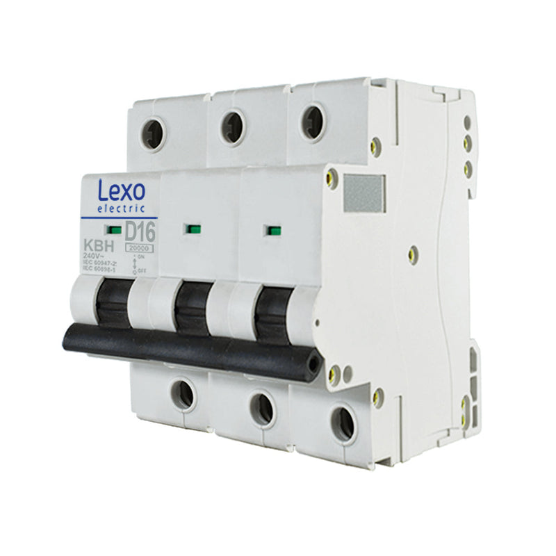 INTERRUPTOR AUTOMÁTICO 3X16A CURVA D 20KA