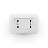 TOMA CORRIENTE DÚPLEX 10/16A 250V BLANCO ARMADO