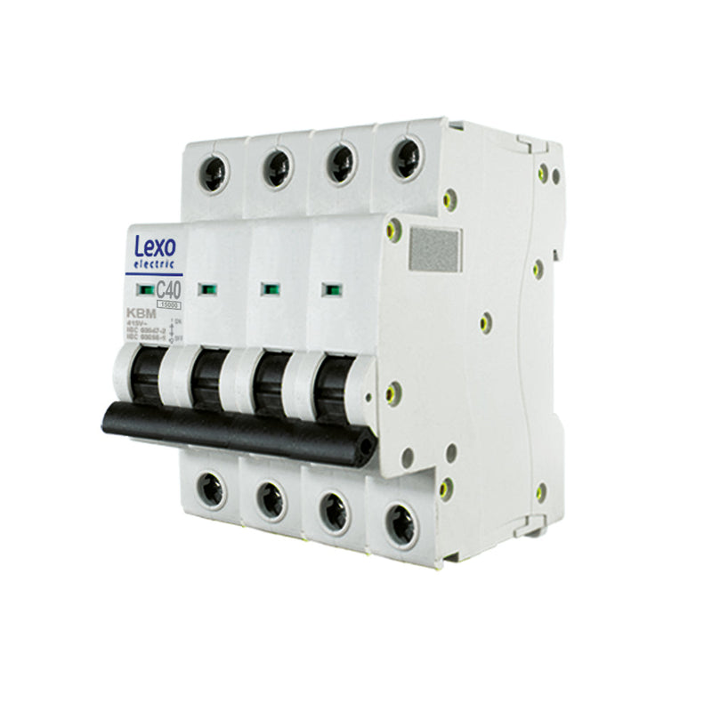 INTERRUPTOR AUTOMÁTICO 4X40A CURVA C 15KA