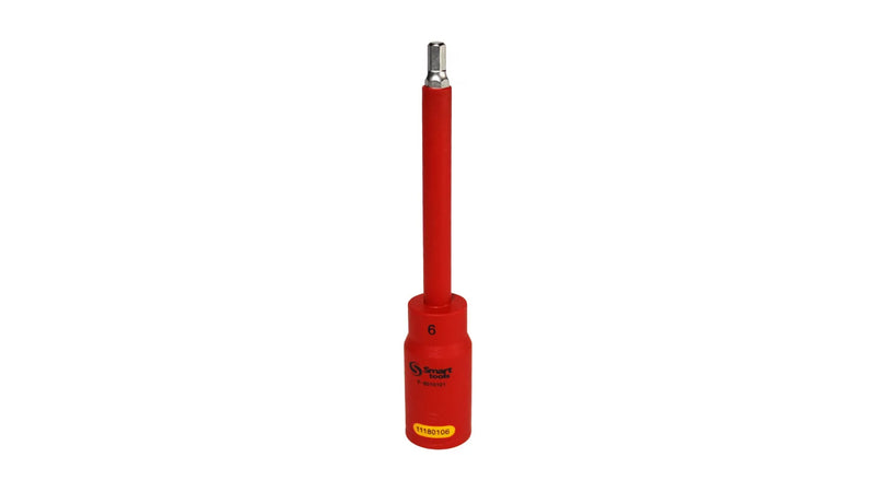 Dado Allen 1/2 6mm Largo Aislado VDE 1000V - SMART TOOLS