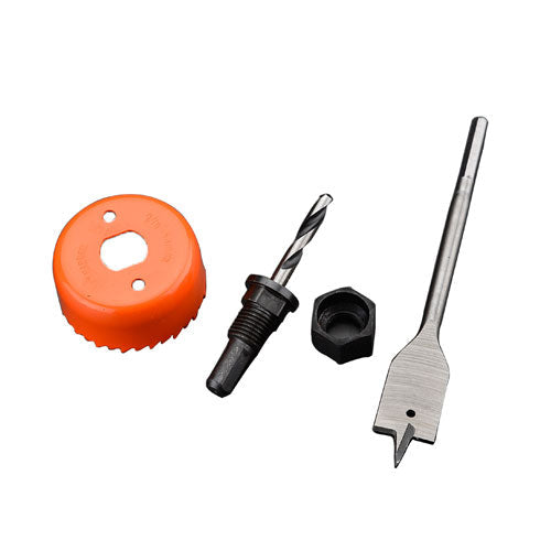 KIT INSTALACION DE CERRADURA 3 PIEZAS HARDEN