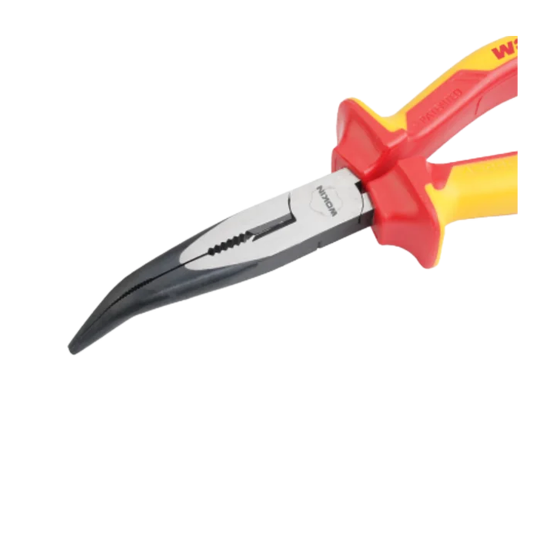 Alicate de Punta Curva Aislado (PREMIUM) 160mm,6" Wokin
