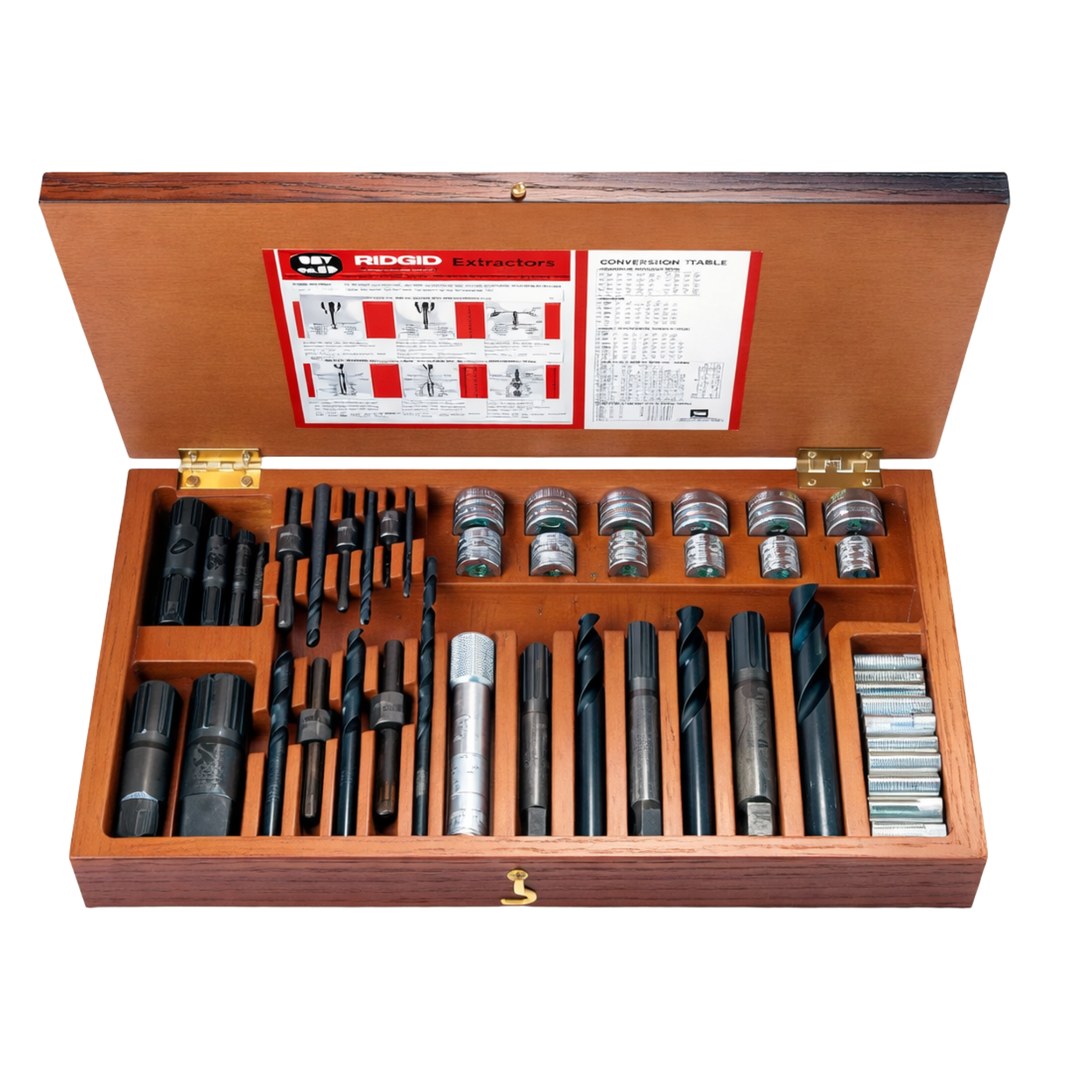 Jgo. extractores pernos 1/4-1 #25 (35590) - RIDGID