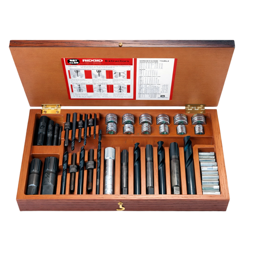 Jgo. extractores pernos 1/4-1 #25 (35590) - RIDGID