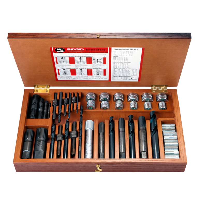 Jgo. extractores pernos 1/4-1 #25 (35590) - RIDGID