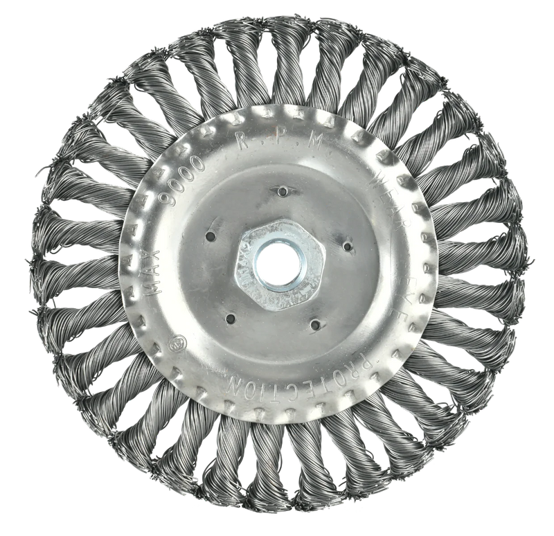 GRATA CIRCULAR ACERO TRENZADO 6 M14X2