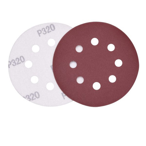 10Pcs 125mmX60# DISCO LIJA VELCRO HARDEN