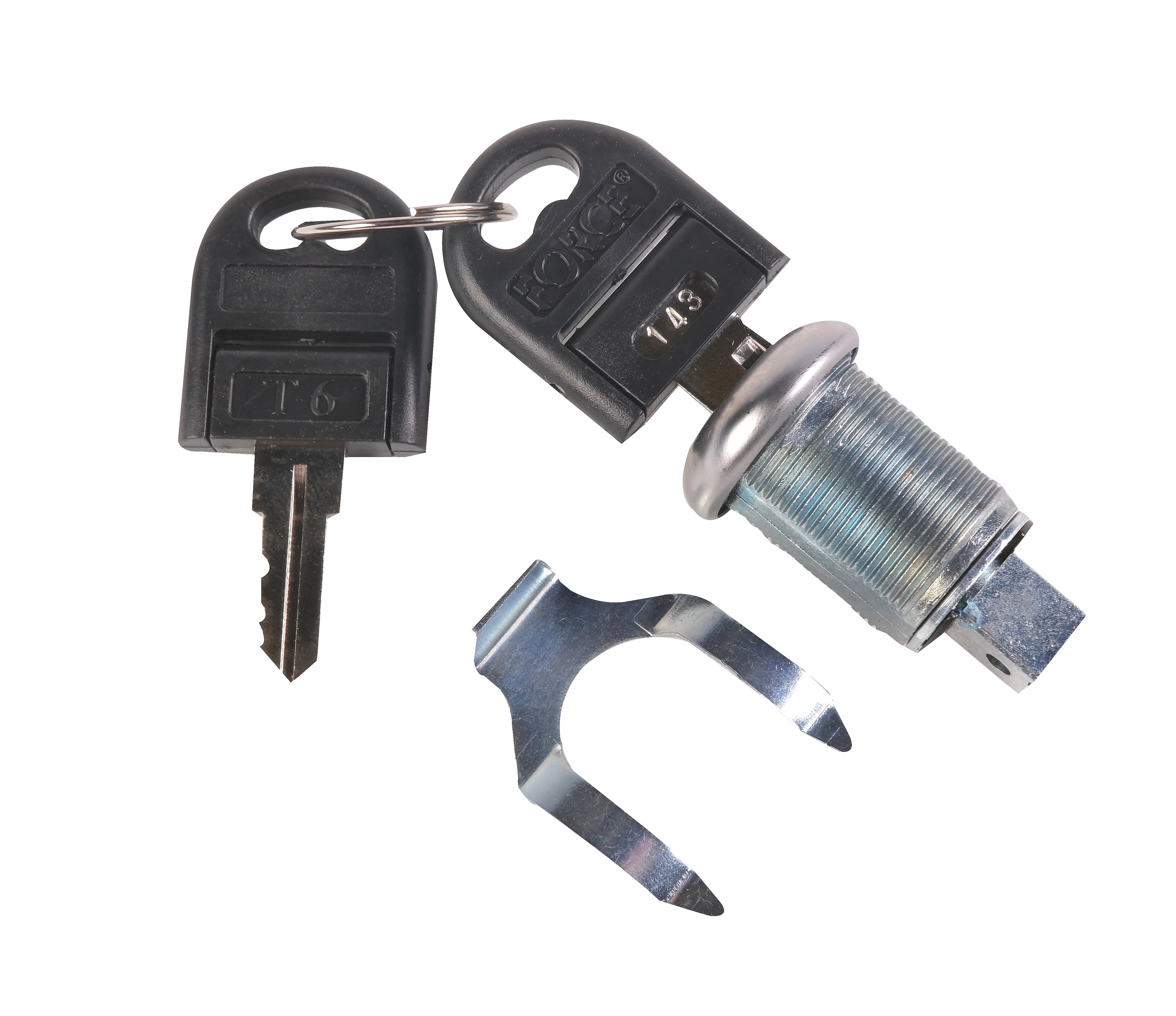 Cilindro c/2 llaves p/cerradura muebles (102170lk) - FORCE