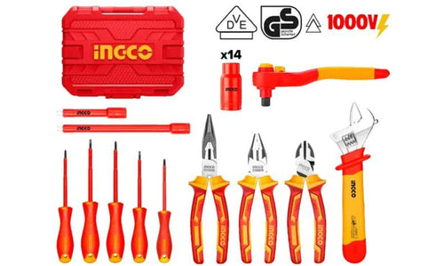 HERRAMIENTAS INGCO MANUALES AISLADAS 1000V JUEGO 26 PIEZAS # HKITH2601