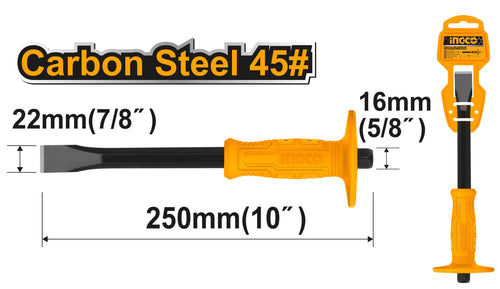 CINCEL INGCO CON GRIP 7/8" x 10" # HCCL082210