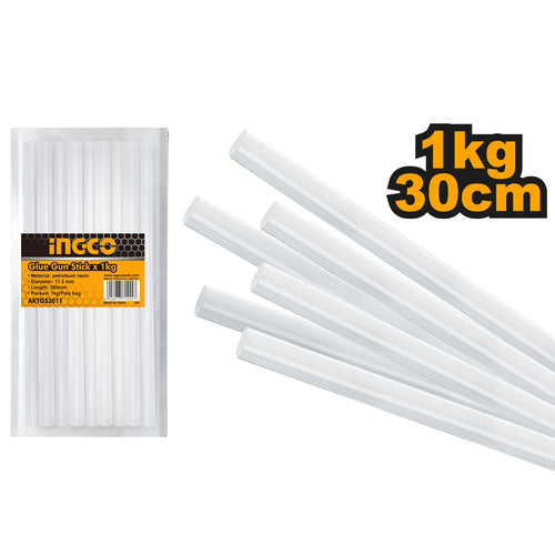 SILICONA INGCO EN BARRAS DE 30 CMS. BOLSA 1 KILO # AKTGS3011