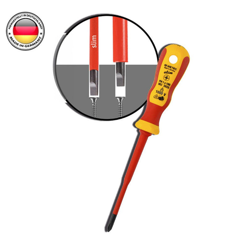 Set de 5 Atornilladores Aislados a 1000V Slim