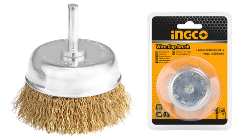 ESCOBILLA INGCO DE COPA P/TALAD.GRUESA 2" # WB30501
