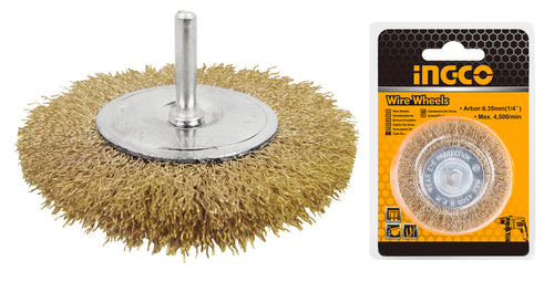 ESCOBILLA INGCO CIRCULAR P/TALAD.GRUESA 3" # WB40751
