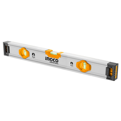 NIVEL INGCO ALUMINIO MAGNETICO INDUSTRIAL 40CM TRES AGUAS #HSL38040M