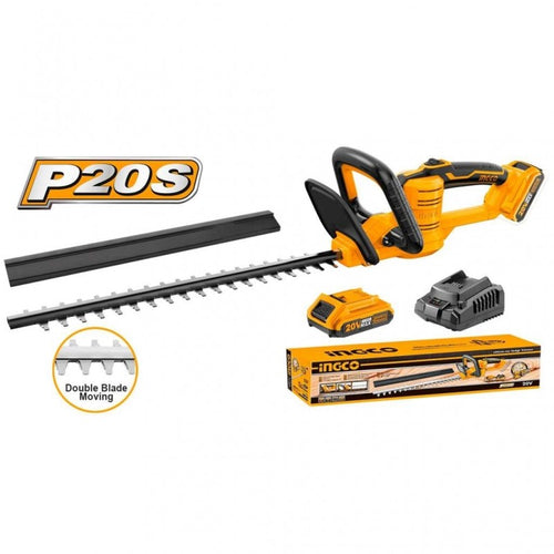CORTASETOS INGCO INALAMBRICO 20V C/BAT. C/CARGADOR #CHTLI20461